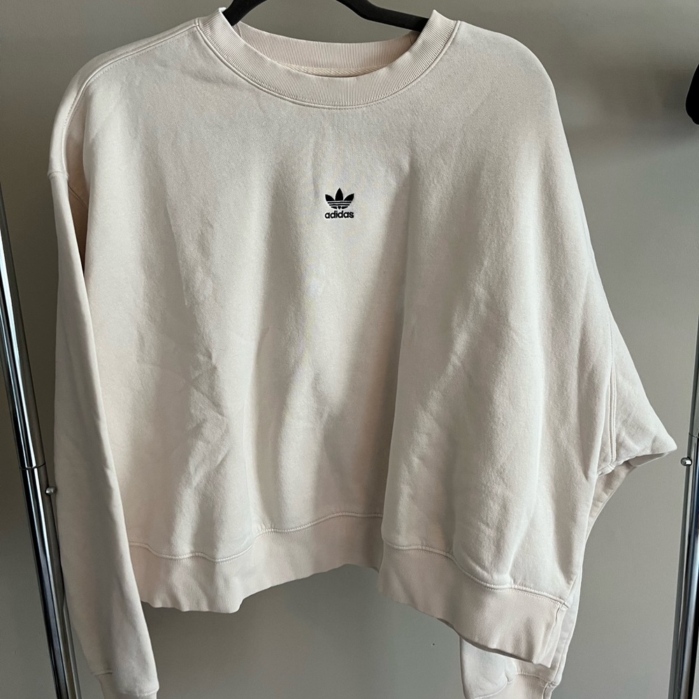 Adidas Cream Women's Sweatshirt